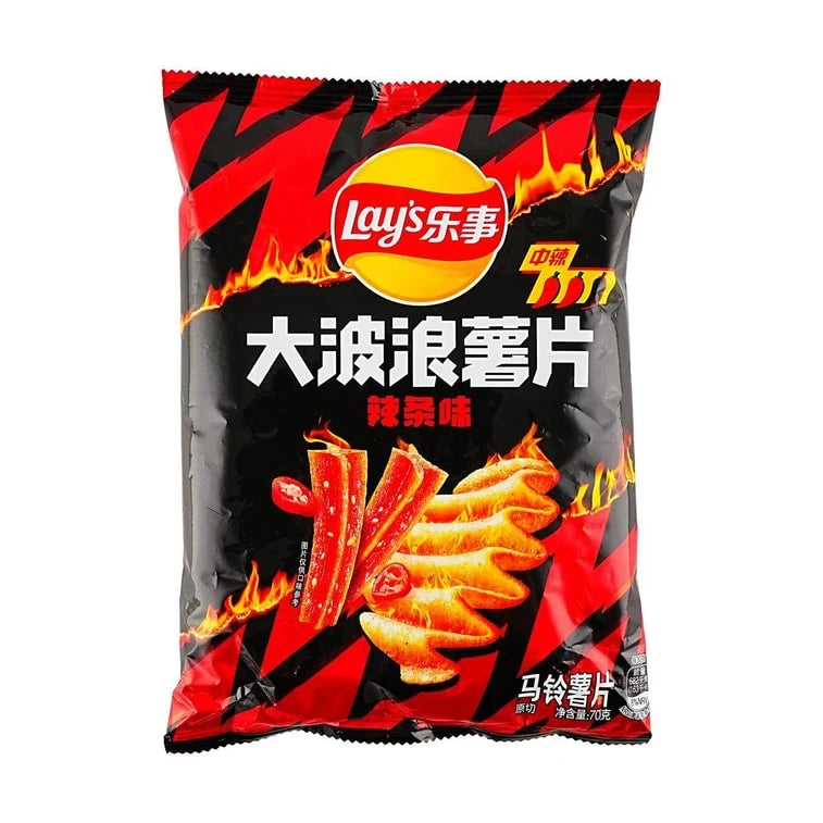 Lay's Max Crinkle Cut Spicy Snack Stick Flavour (China) 70g