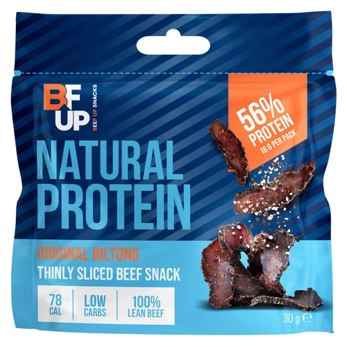 Beef Up Snacks Original Biltong Premium Marinated Lean Beef