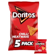Doritos Chilli Heatwave Crisps 5 x 30g