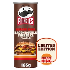 Pringles Burger King Bacon Double Cheese XL Flavour Limited Edition 165g