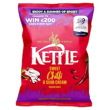 Kettle Potato Chips - Sweet Chilli & Sour Cream 130g