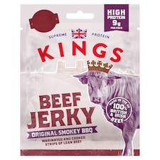 Kings Beef Jerky Original Smokey BBQ 25g