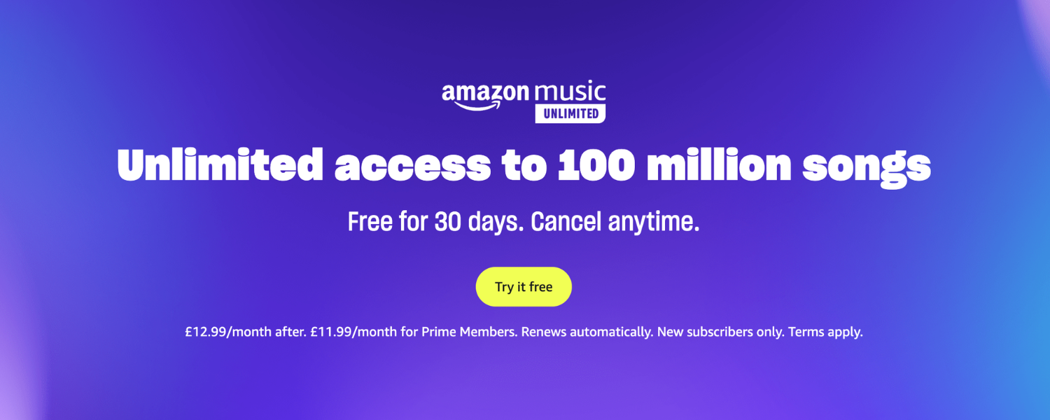 amazon music banner