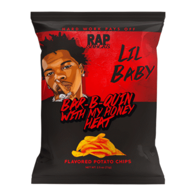 Rap Snacks Lil Baby Bar-B-Quin with My Honey Heat Flavour 71g