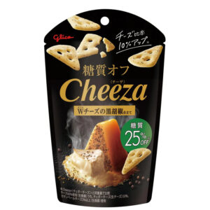 Glico Cheeza Low Carb Black Pepper Double Cheese Crackers (Japan) 36g