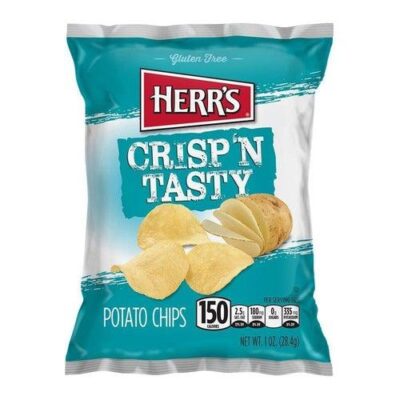 Herr's Regular Crisp and Tasty Potato Chips 28g