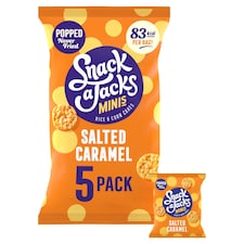 Snack a Jacks Minis Salted Caramel Corn Cakes 5x19g