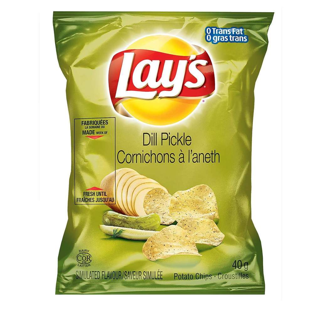 Lay's Dill Pickle Crisps (Canada) 40g
