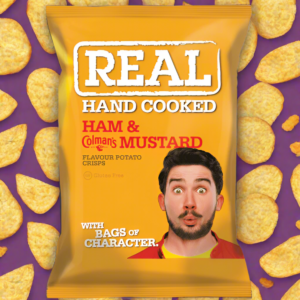 Real Hand Cooked Ham & Colemans Mustard Flavour 35g Single Packet